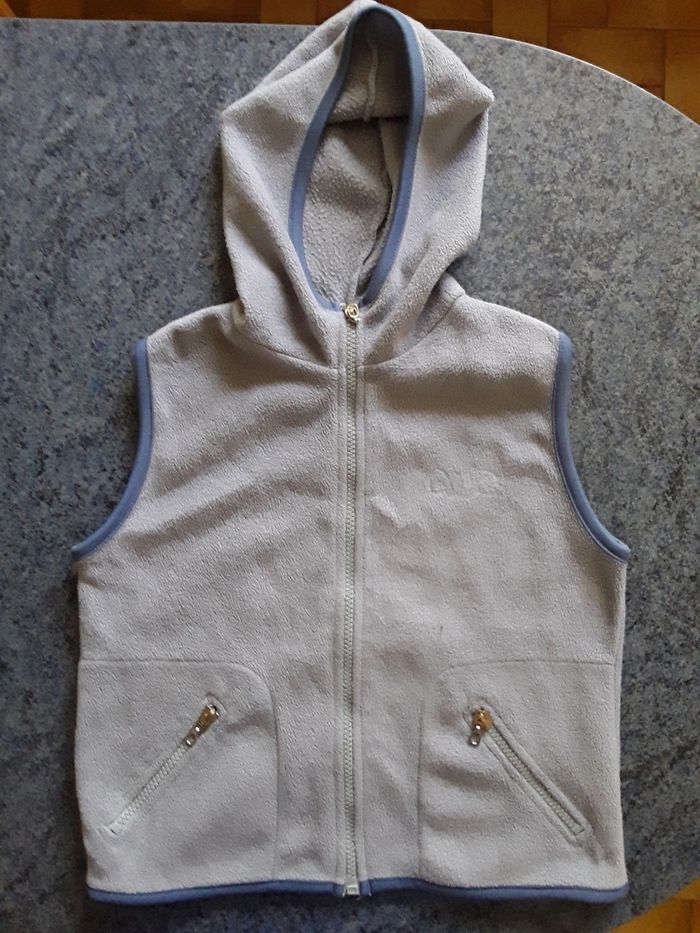Gilet polaire sans manches mixte