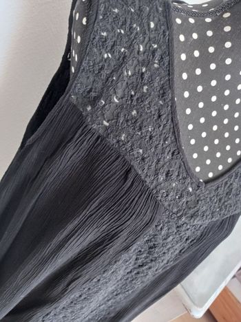 Blouse sans manches, noir 42