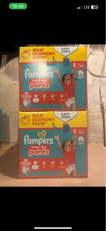 Couches  Pampers T5 plants 