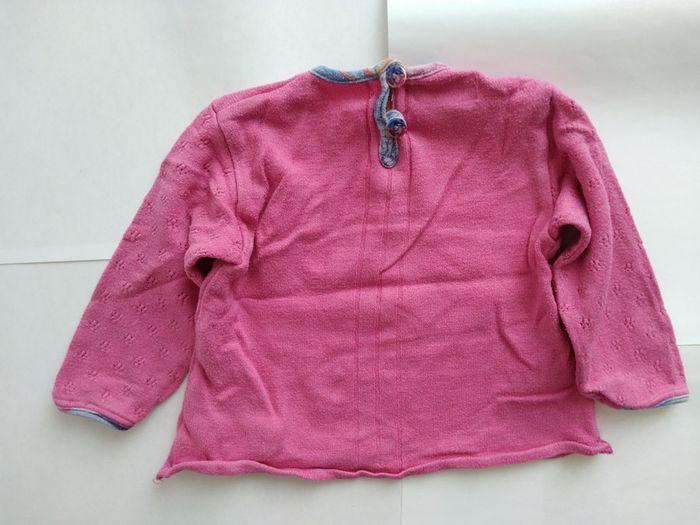 Pull Fin Rose Clayeux Bébé Fille Taille 12 Mois - photo numéro 2