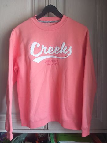 Sweat rose et blanc Creeks