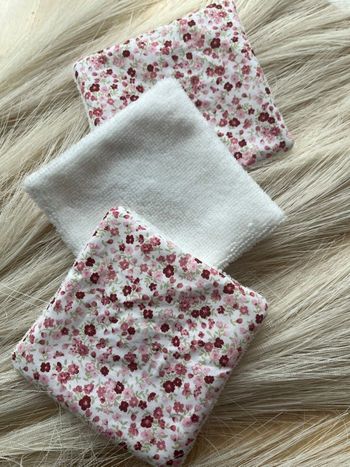 Lot 6 lingettes réutilisables – éponge bambou 🌿
