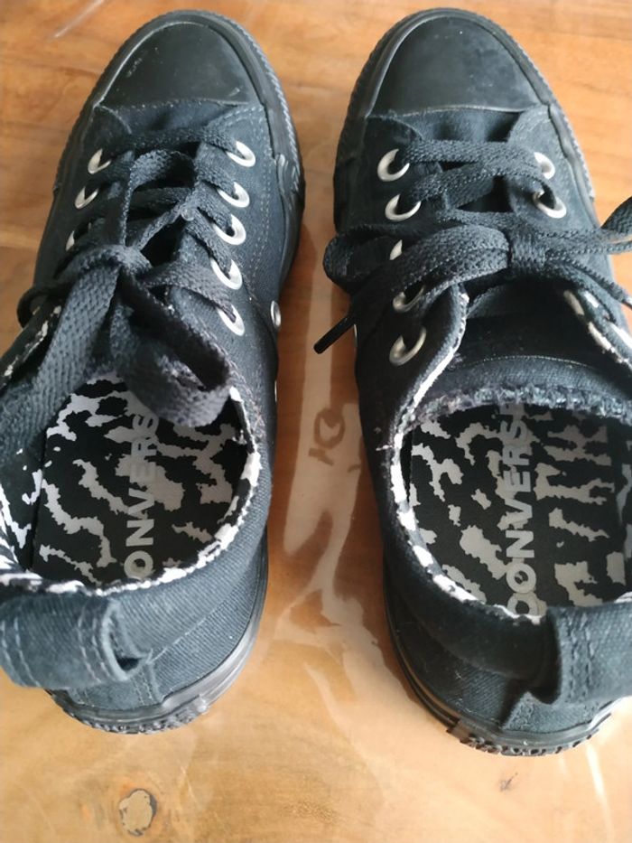Baskets converse noires t. 36 - photo numéro 4