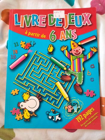 Livre de jeu à partir de 6ans
