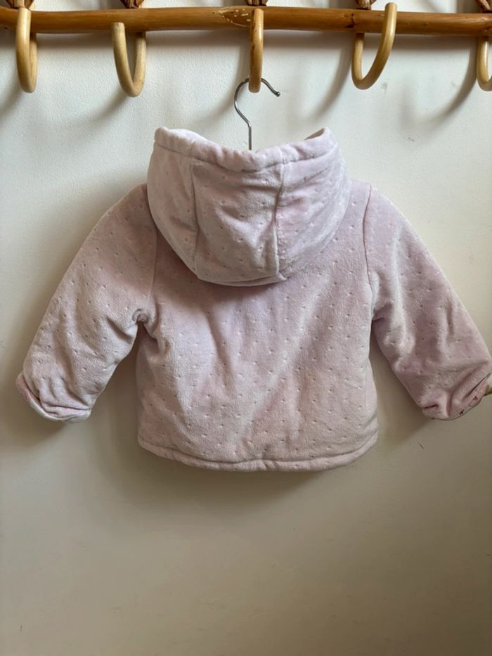 Manteau chaud rose pastel 6 mois Sergent Major - photo numéro 4
