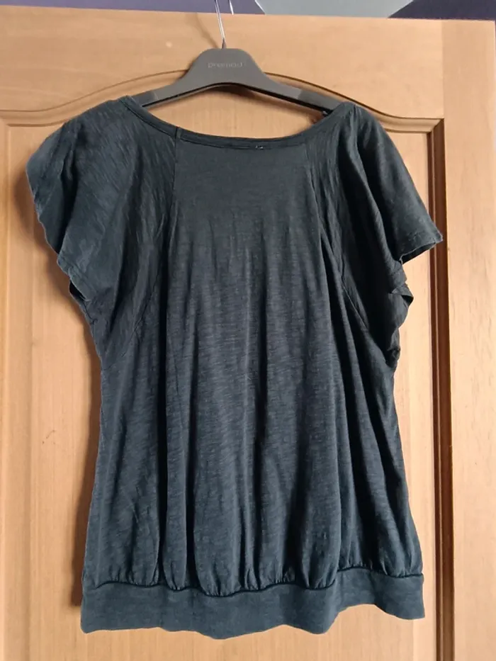 Tee-shirt gris Promod - photo numéro 4