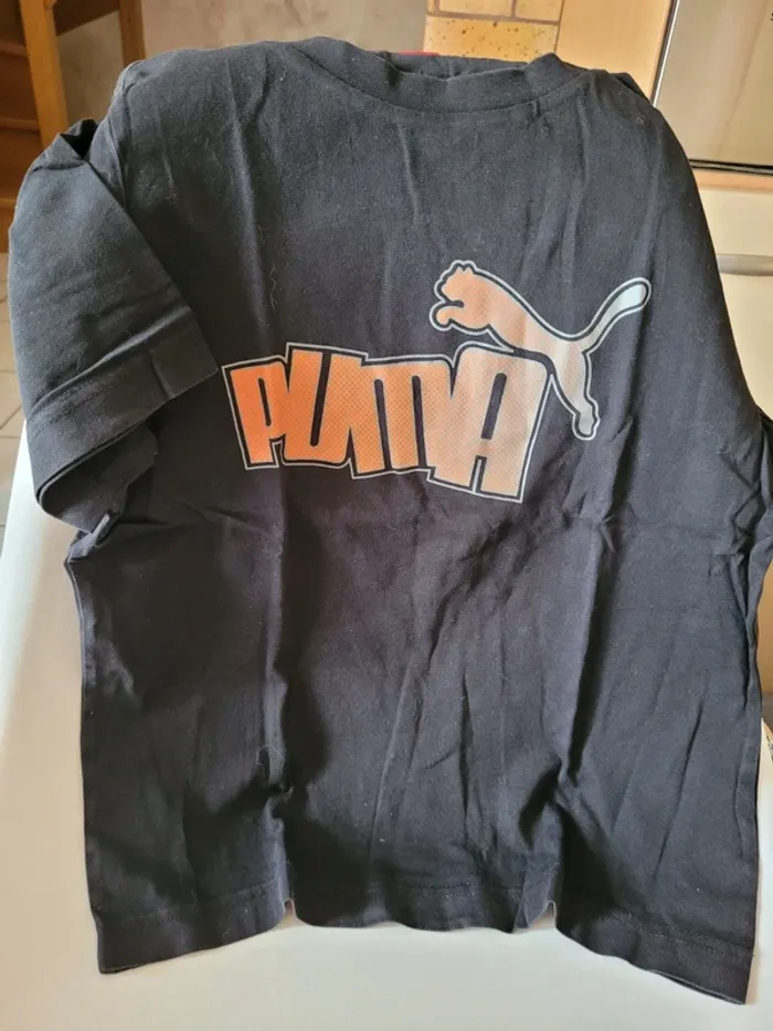Lot 3 tee-shirts manches courtes garçon Puma Teddy Smith - photo numéro 5