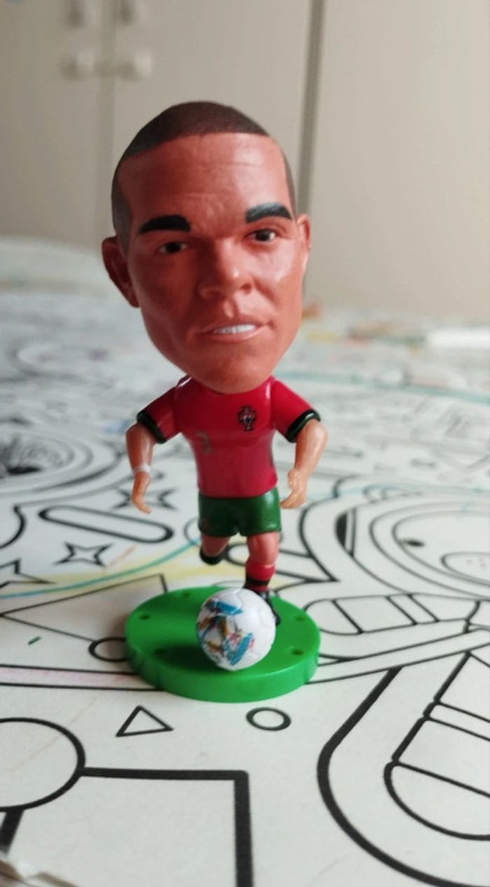 Petite figurine football neuve Pepe Équipe de Portugal