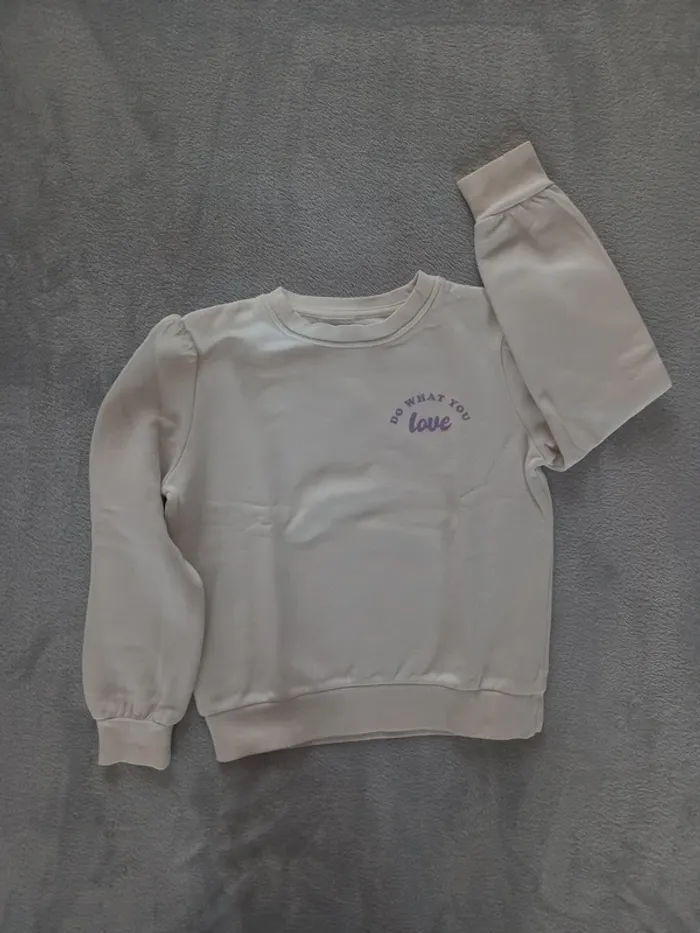 Sweat 10 ans fille