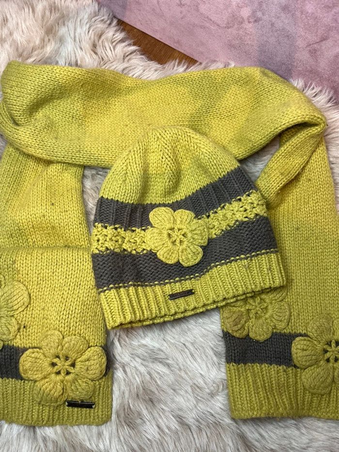 Ensemble bonnet + écharpe Jean Bourget