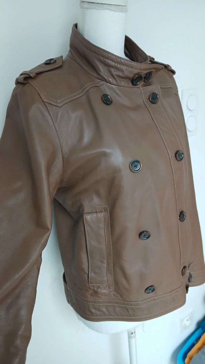 Veste en cuir d'ovin - photo numéro 3