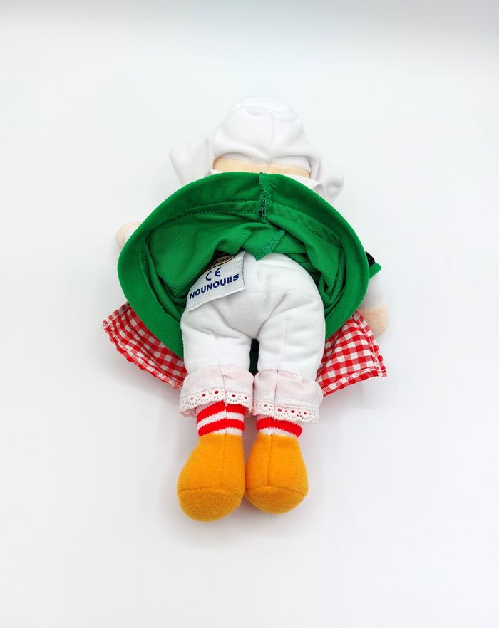 Peluche poupée doudou Bécassine 25 cm AJENA Nounours hachette livre GL 2004 - photo numéro 3