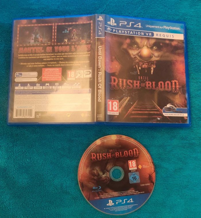 PS4 Until dawn Rush of blood