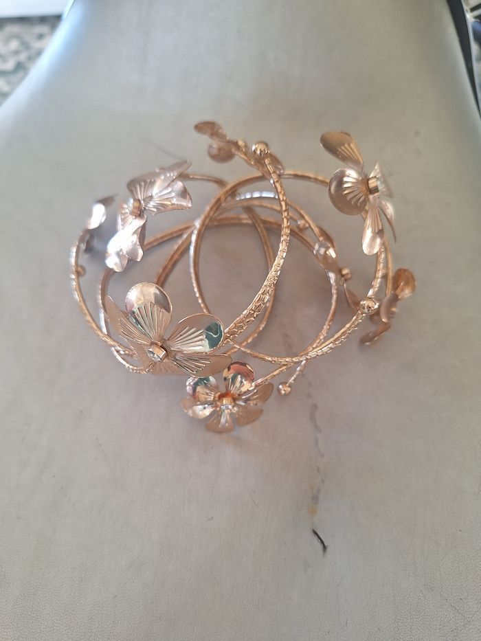 Lot de 4 embrasses a rideaux / bijoux de bras - photo numéro 3