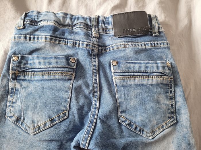 pantacourt en jeans free boy 8ans (5e) - photo numéro 7