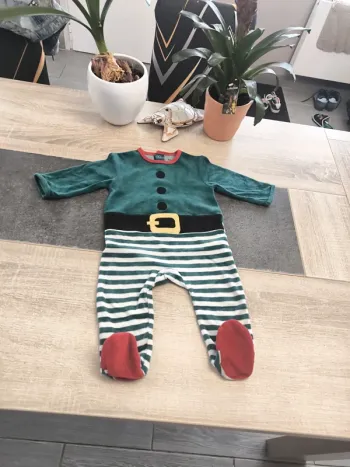 Pyjama hiver Lutin garçon 12 mois Kiabi