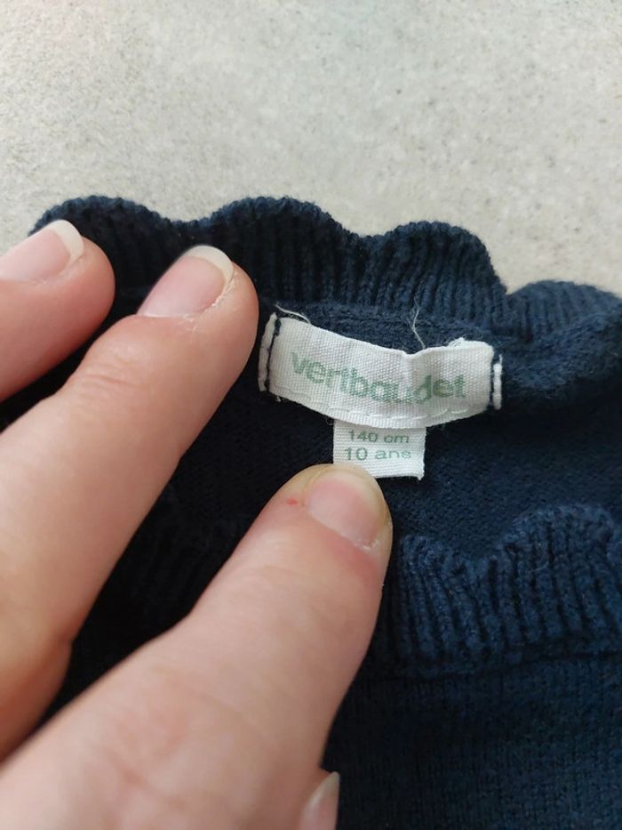 Pull Vertbaudet brodé "Ma chérie" - photo numéro 4