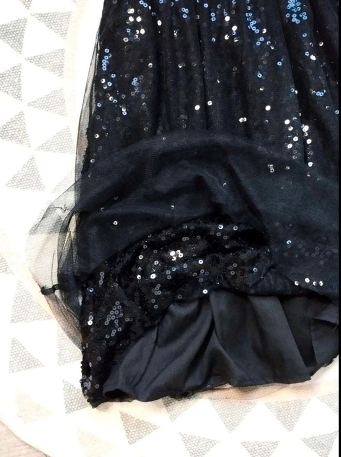Robe bustier soirée sequins - NafNaf Vintage - 42 = 40 actuel - Neuve - photo numéro 7