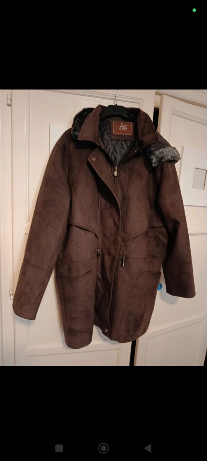 Veste longue marron - Taille L