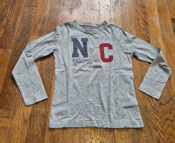 Tshirt manches longues garcon gris in extenso taille 8 ans