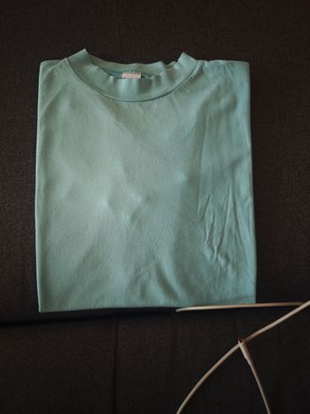 T-shirt manche courte bleu claire taille 34/36