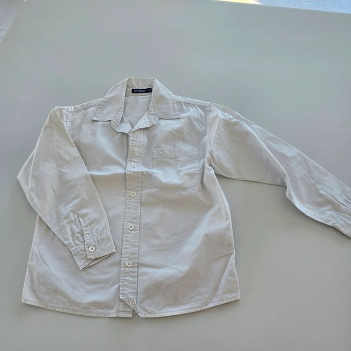 Chemise manches longues - Okaïdi- 8 ans