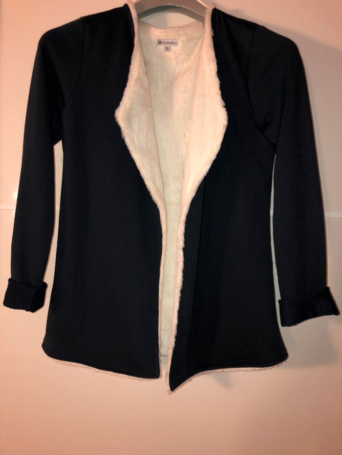 Veste blazer intérieur doux