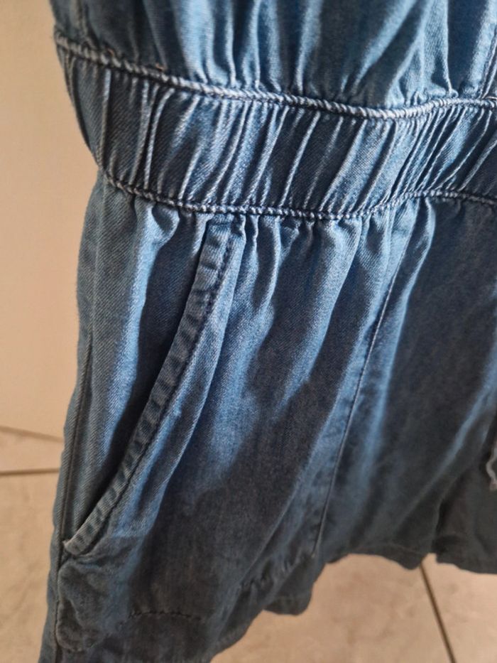 Combi-short bleu jean - photo numéro 3