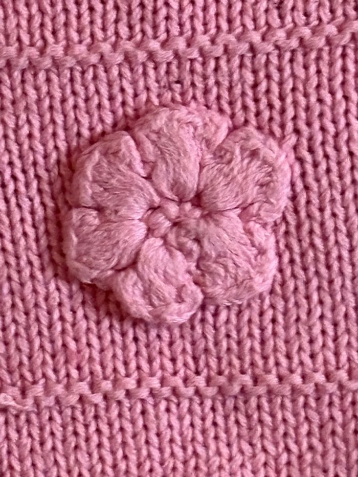 Pull en crochet fleuris - photo numéro 6
