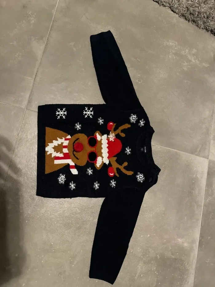 Pull Kiabi 18 mois cerf