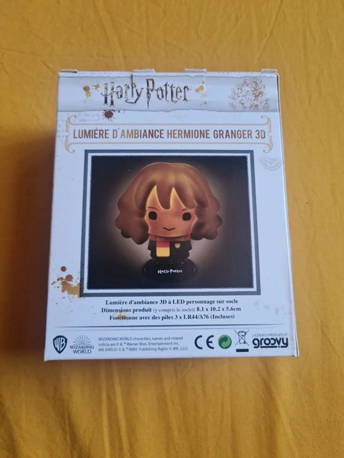 Lampe d'ambiance veilleuse Hermione 3D neuve - photo numéro 3