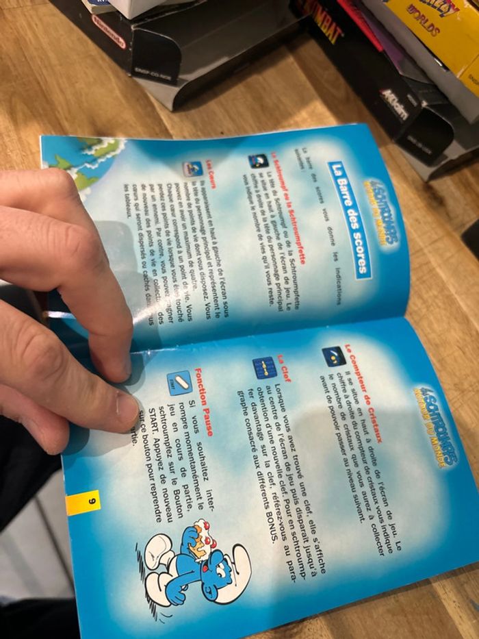 Notice les Schtroumpfs autour du monde - Super nintendo - photo numéro 4