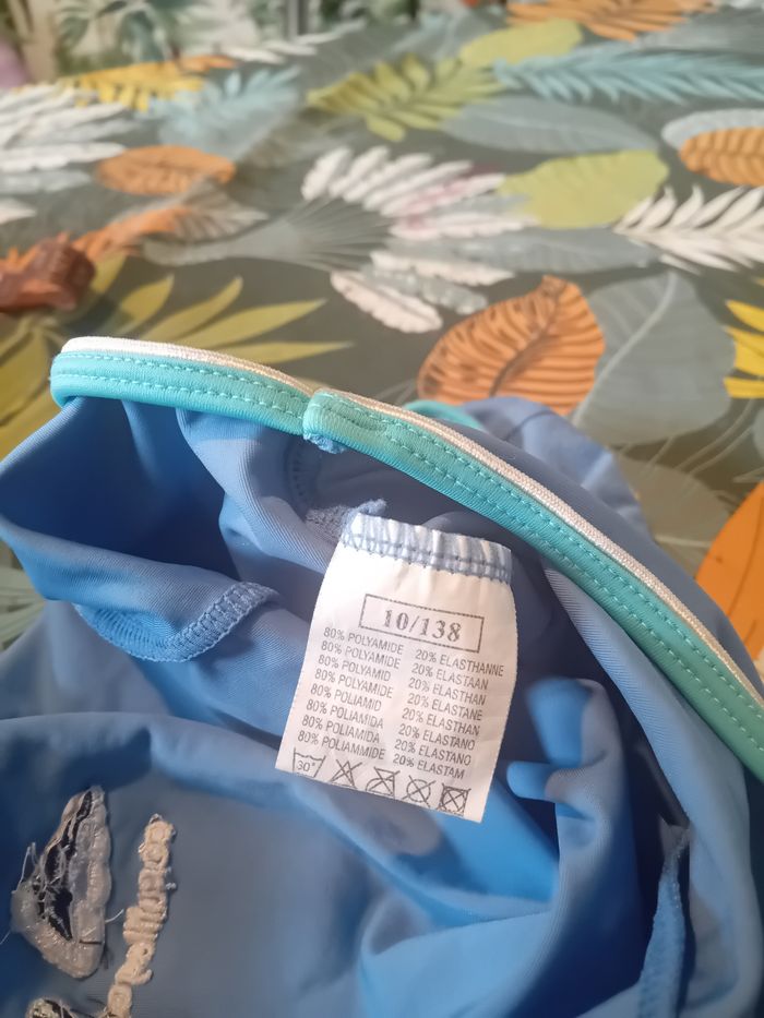 Maillot de bain 1 pièce bleu fille - photo numéro 3