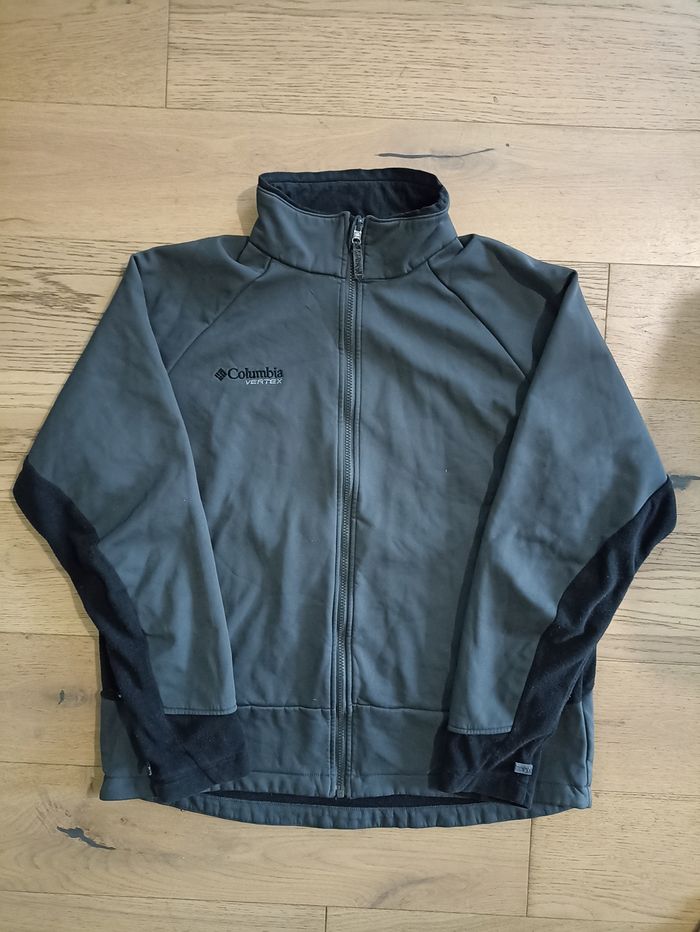Veste softshell doublée polaire Columbia Vertex grise homme XL - photo numéro 3