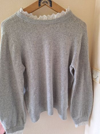 Pull hiver avec col