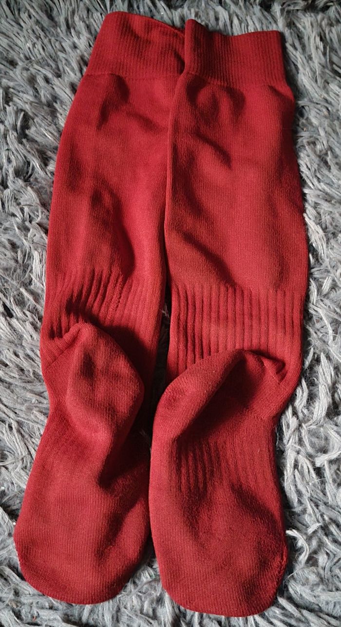 Chaussettes de foot rouge 27-30 Nike Dri-fit - photo numéro 5