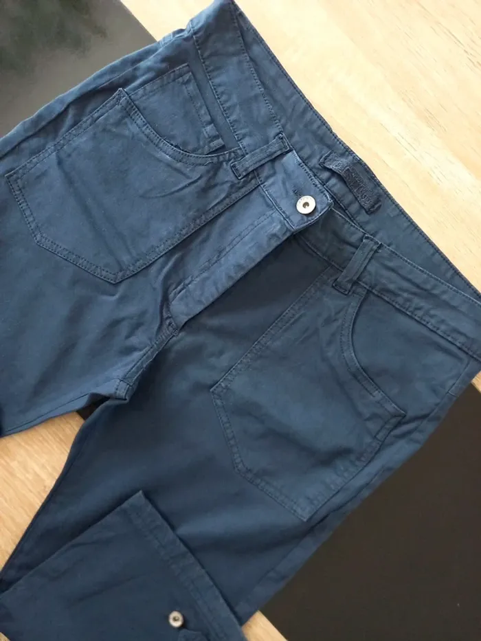 Panta-court bleu T44 - photo numéro 4