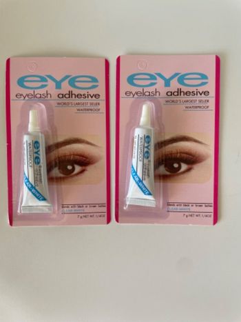 Lot 2x colle à faux cils