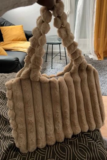 Sac cabas velours