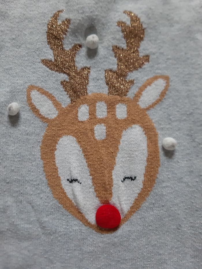 robe pull de Noël - Kiabi - 2 ans - photo numéro 3