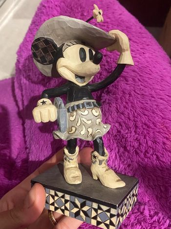 Figurine disney traditions minnie cowboy