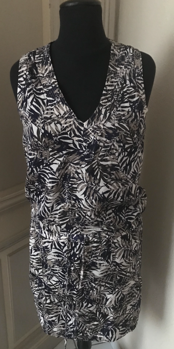 ROBE TRES COURTE OU TUNIQUE "PEPE JEANS" IMPRIMEE - TAILLE : XS