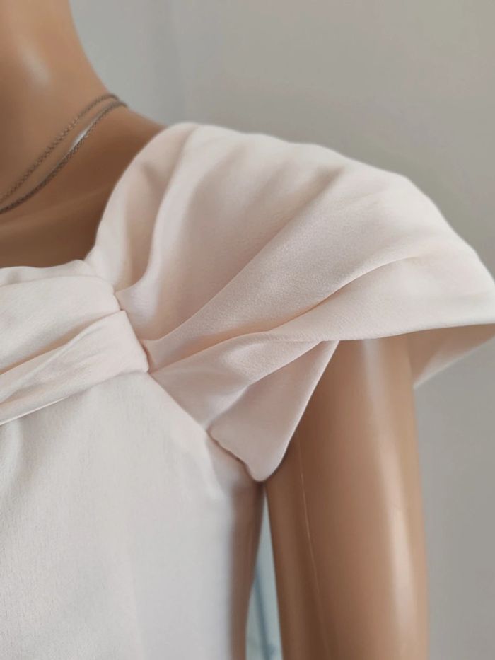 Robe cache coeur longue drapée - photo numéro 10