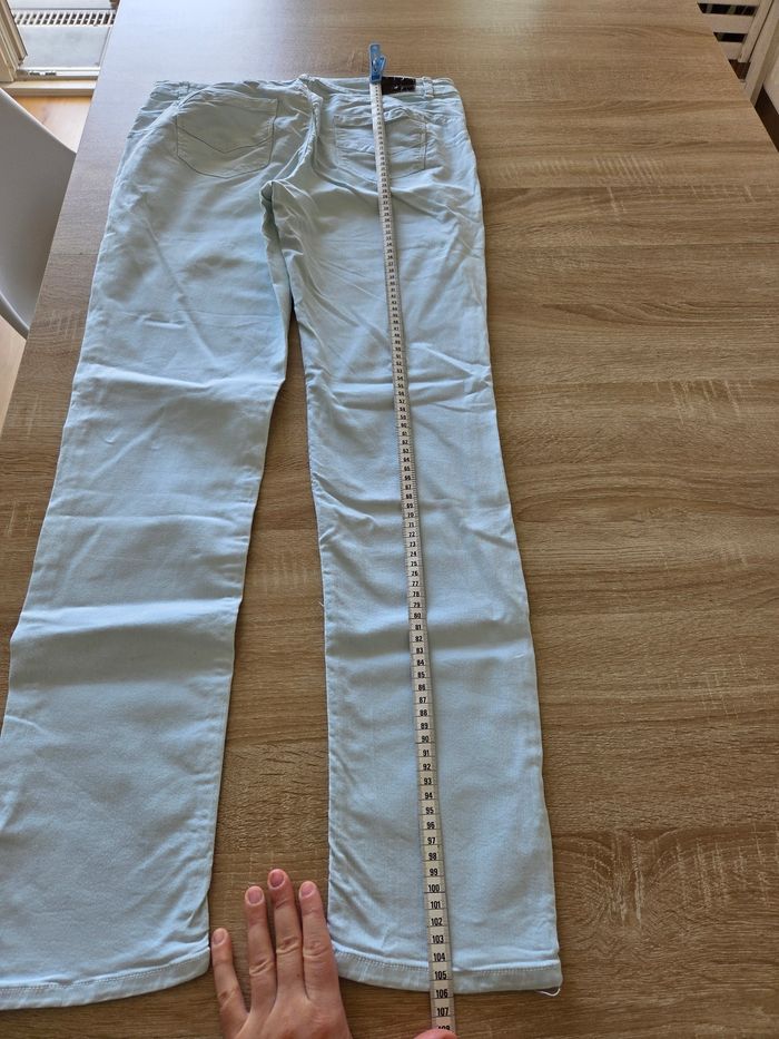 Pantalon bleu clair - taille 40 42 - Promod - photo numéro 5