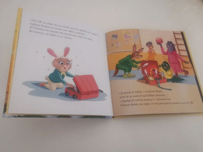 Livre esprit sportif le spectacle de gymnastique hachette jeunesse - photo numéro 3