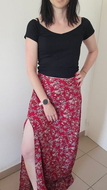 Jupe longue Fendue taille m