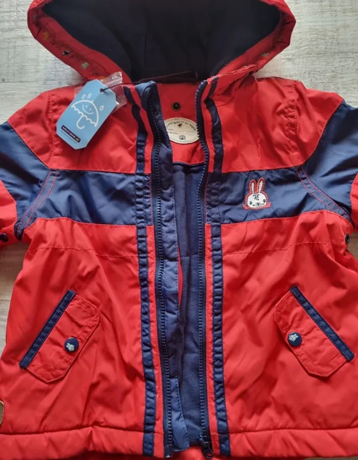 Parka 3 en 1 neuve sergent major 9 mois - photo numéro 3