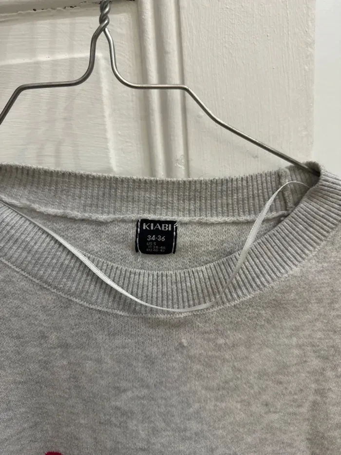 Pull gris kiabi - photo numéro 2