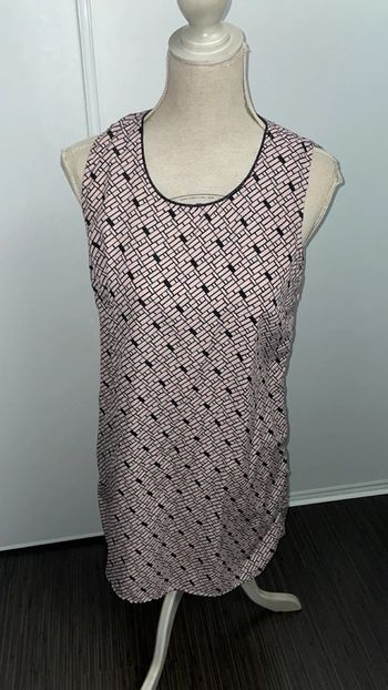 Robe d'été Cache Cache Rose & Noir Taille S - Parfaite pour un look chic et décontracté !