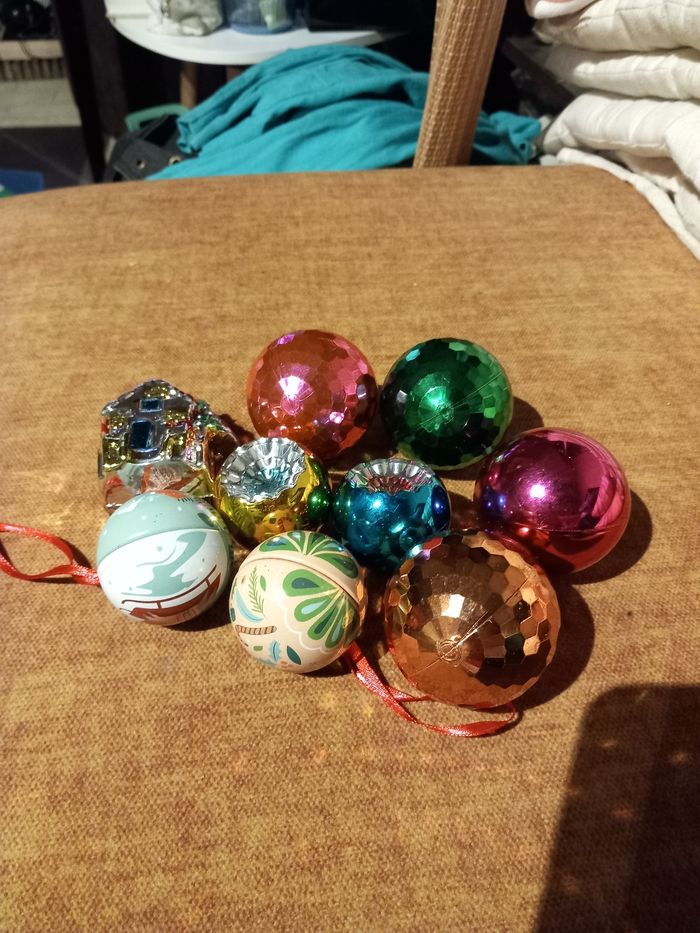 Lot 9 décorations de Noël - photo numéro 3